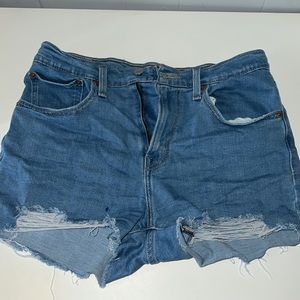 Levi’s high rise shorts